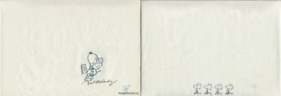 Snoopy marching with Woodstock