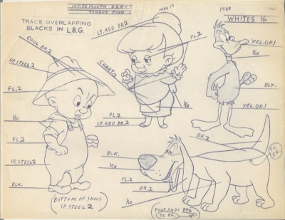 Vintage Model Sheet 01