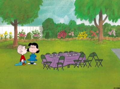 Lucy and Linus party scene 054