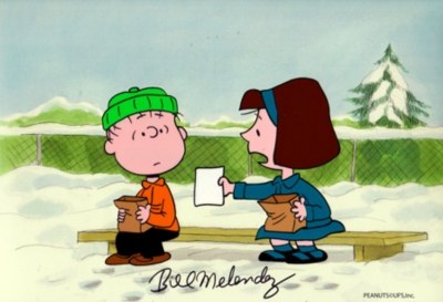 Linus with lunch