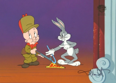 Bugs Bunny and Elmer Fudd 