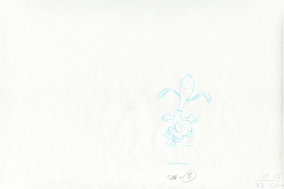 Snoopy happy dancing